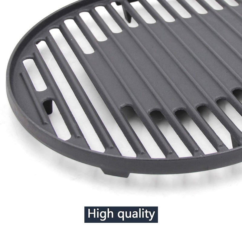 Hongso Matte Cast Iron Cooking Grate for Coleman Roadtrip Swaptop Grills LX LXE LXX, Non-Stick Camping Grill Grid, Half Grate of Coleman Roadtrip Parts, PCB012 - Image 5